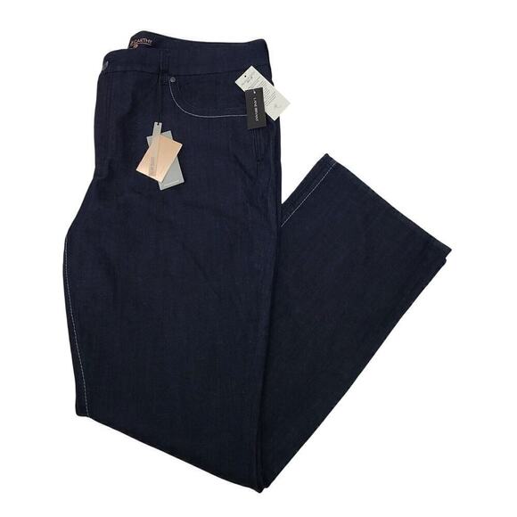 Melissa McCarthy Jeans 26W Seven7 Dark Wash Slim Boot Pants - Picture 13 of 13